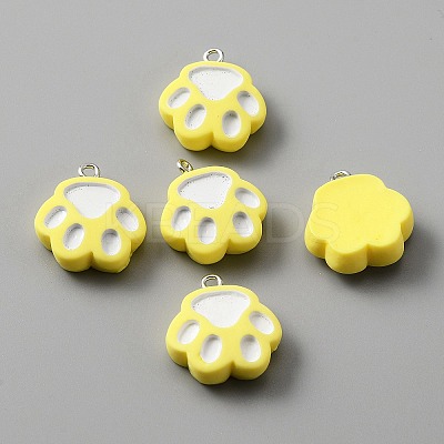 Opaque Resin Pendants LS-RESI-TAC0004-25A-1