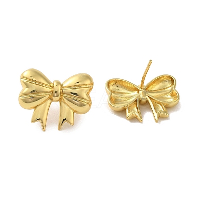 Rack Plating Brass Clip-on Earrings EJEW-R162-29G-1