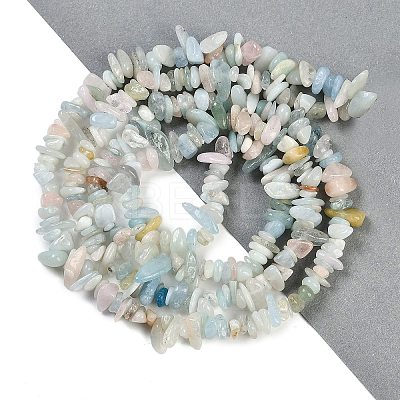 Natural Morganite Beads Strands G-F716-03-A-1