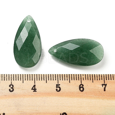 Natural Green Aventurine Pendants G-H007-08H-1
