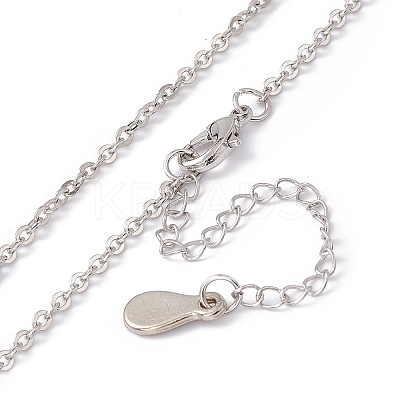 Sublimation Blank Aluminum Pendant Necklace LS-NJEW-E020-02P-03-1