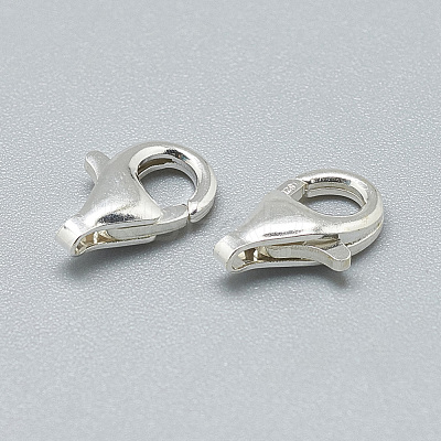 925 Sterling Silver Lobster Claw Clasps STER-T002-226S-1