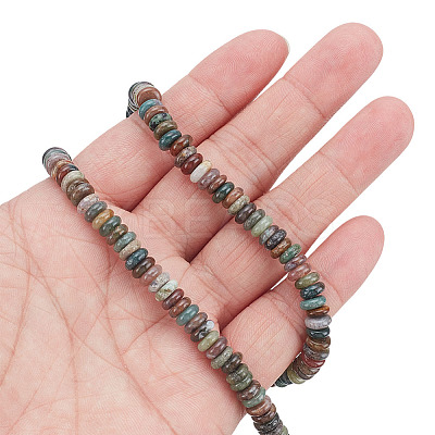 1 Strand Natural Indian Agate Beads Strands G-ME0001-24-1