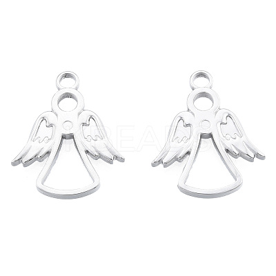 Non-Tarnish 201 Stainless Steel Pendants STAS-N098-255P-1