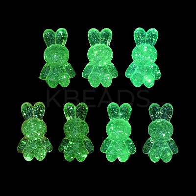 Luminous Transparent Acrylic Beads LACR-U001-04-1