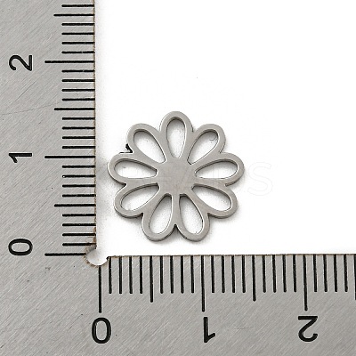 Non-Tarnish 304 Stainless Steel Filigree Joiners Links LS-STAS-R228-01P-1