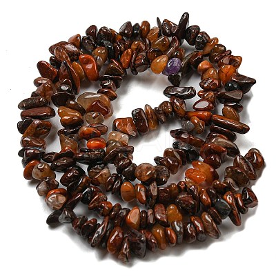 Natural Red Pietersite Beads Strands G-G905-16-1