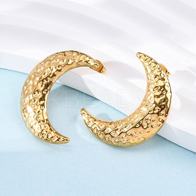 304 Stainless Steel Stud Earrings for Women LS-EJEW-K306-14G-1