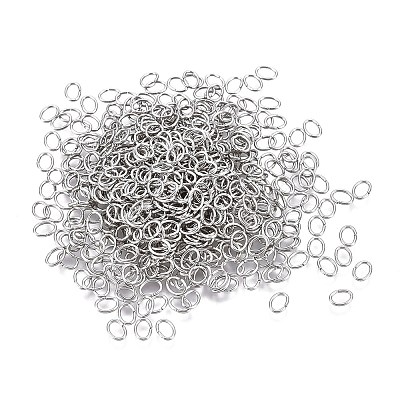 Tarnish Resistant 304 Stainless Steel Open Jump Rings STAS-F250-11P-D-1