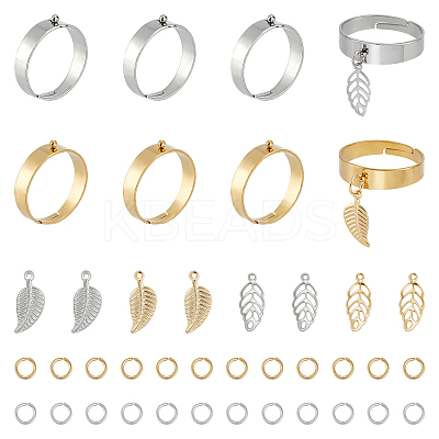 DIY Charms Ring Making Kit DIY-UN0004-89-1