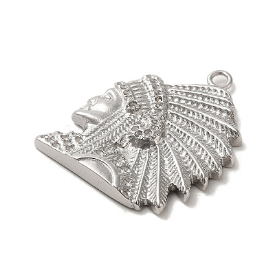 Non-Tarnish 304 Stainless Steel Pendants LS-STAS-L022-297P-1