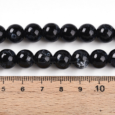 Baking Paint Glass Beads X1-DGLA-N003-10mm-A10-1