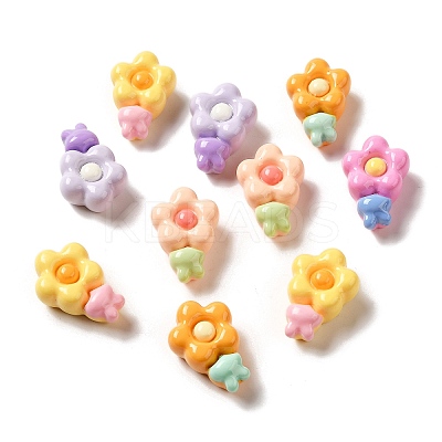 Opaque Resin Decoden Cabochons CRES-L042-C01-1