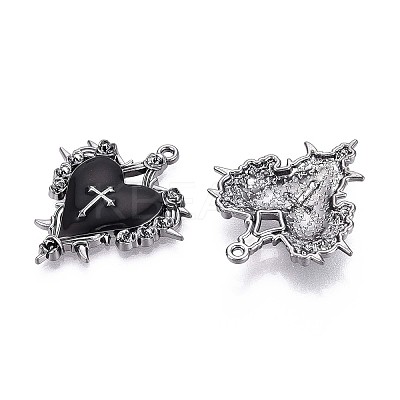 Alloy Enamel Pendants PALLOY-T094-06-1