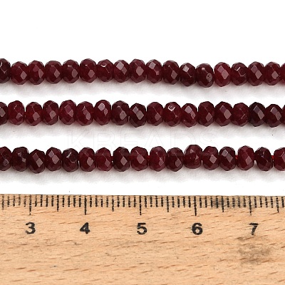 Dyed Natural White Jade Beads Strands GG-CBAF9EE-A20-3x4mm-1