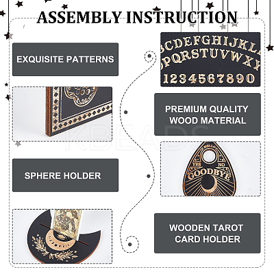 Witch Craft Sets DIY-CN0002-29B-1