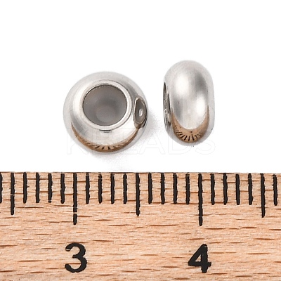 202 Stainless Steel Beads STAS-P238-10P-A-1