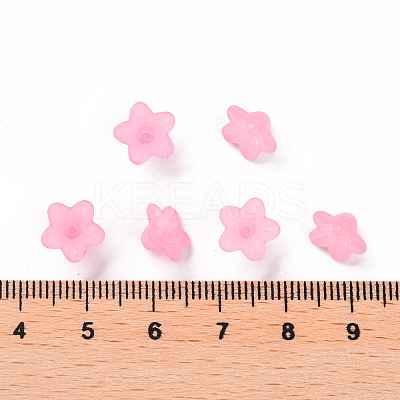Transparent Acrylic Beads X-PL554-02-1