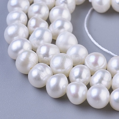 Potato Natural Cultured Freshwater Pearl Beads Strands X-PEAR-E007-4-5mm-AAA-1