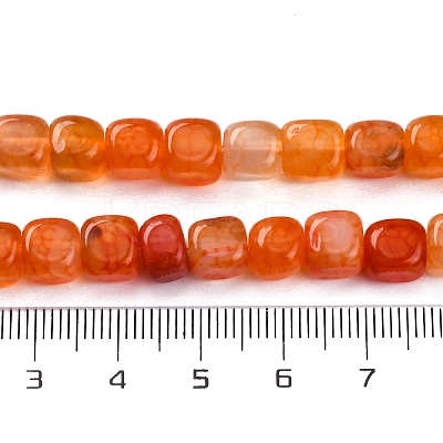 Natural Dragon Veins Agate Beads Strands G-G177-E08-01-1