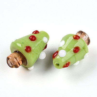 Handmade Lampwork Bumpy Beads X1-LAMP-T022-02A-05-1