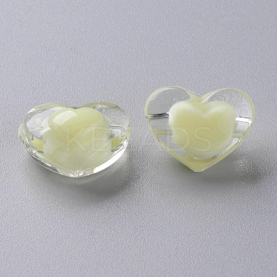 Transparent Acrylic Beads TACR-S152-08A-07-1