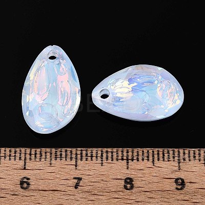 112Pcs Electroplate Glass Charms EGLA-T029-04C-1
