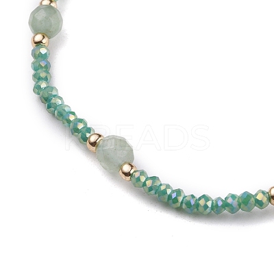 Adjustable Nylon Cord Braided Bead Bracelet BJEW-JB05683-02-1