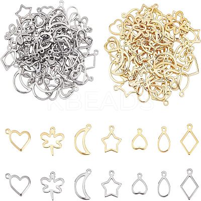 304 Stainless Steel Pendants STAS-UN0017-85-1