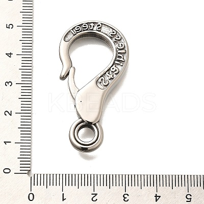 304 Stainless Steel Lobster Claw Clasps STAS-R140-13P-1