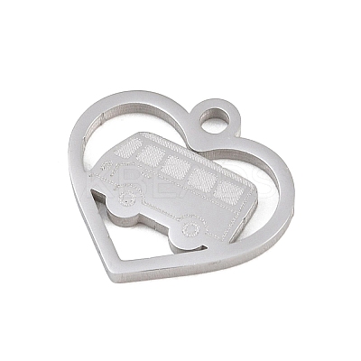 304 Stainless Steel Charms SA-CBAE30B-03G-P-1