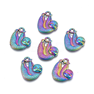 Rainbow Color Alloy Pendants PALLOY-N156-213-1