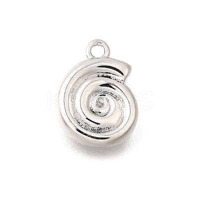 Ocean Theme Brass Charms KK-C096-13C-P-1