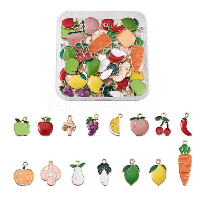 Alloy Enamel Pendants ENAM-CD0001-06-1