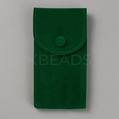 Rectangle Velvet Single Watch Storage Bag ABAG-WH0038-63A-1