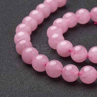 Natural Rose Quartz Beads Strands X-GSR10mmC034-1