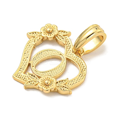 Heart Brass Pendants KK-I714-04G-O-1