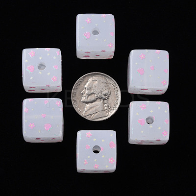 Printed Acrylic Beads MACR-S374-11C-03-1