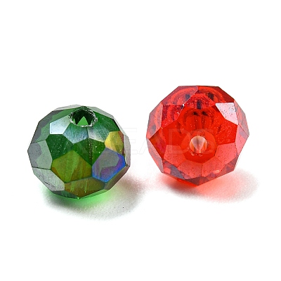 Transparent Faceted Glass Beads GLAA-XCP0001-23-1