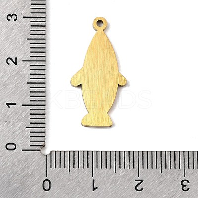 Stainless Steel Enamel Pendants STAS-I065-01G-09-1