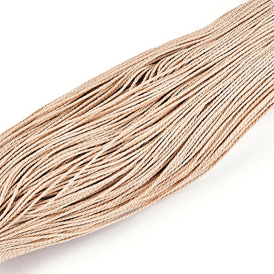 Round Waxed Polyester Cord YC-R135-1.5mm-01E-1