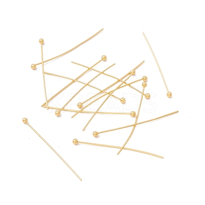 Brass Ball Head Pins KK-WH0058-02C-G01-1