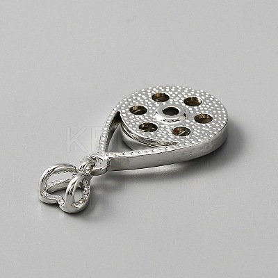 Alloy Hang Snap Base Pendants FIND-WH0145-78-1