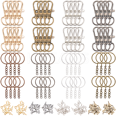DIY Keychian Jewelry Making Finding Kits DIY-SP0003-24-1