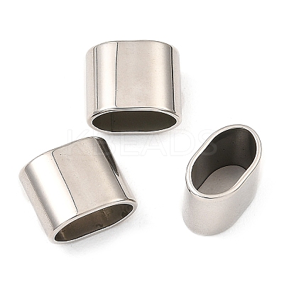 Non-Tarnish 201 Stainless Steel Slide Charms/Slider Beads STAS-D061-03A-P-1