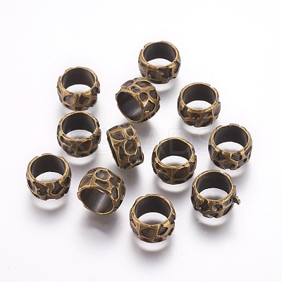 Rondelle Tibetan Style Alloy Beads K0NHD071-1