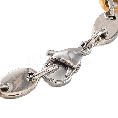 201 Stainless Steel Link Chain Bracelets BJEW-B078-121GP-1
