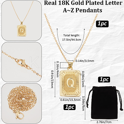 1Pc Brass Pendants NJEW-BBC0001-18Q-1