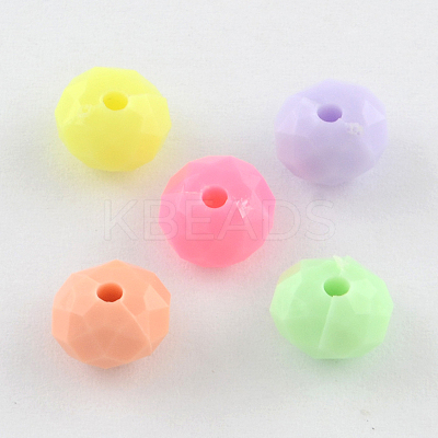 Opaque Acrylic Beads SACR-R850-19-1