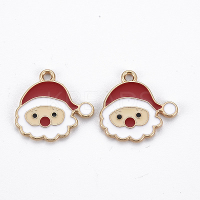 Alloy Enamel Pendants X-ENAM-S126-045-NR-1